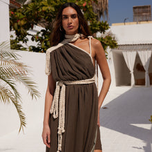 Load image into Gallery viewer, Boho Dress (Khaki)