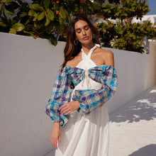 Load image into Gallery viewer, Lexi Set (blue gingham)