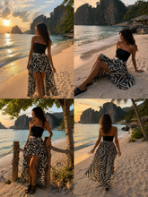 Load image into Gallery viewer, Wrap Skirt (Zebra)