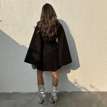Load image into Gallery viewer, Cape Dress (Black)