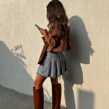 Load image into Gallery viewer, Double Layer Blazer (All Brown)