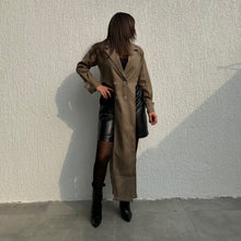 Load image into Gallery viewer, Uneven Coat (Taupe)