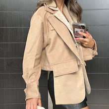 Load image into Gallery viewer, Double Layer Blazer (All Beige)