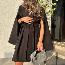Load image into Gallery viewer, Cape Dress (Black)