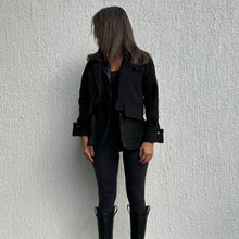 Load image into Gallery viewer, Double Layer Blazer (All Black)