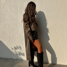 Load image into Gallery viewer, Asymmetric Jacket (Olive Green)