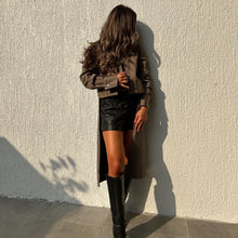 Load image into Gallery viewer, Asymmetric Jacket (Olive Green)