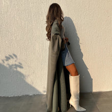 Load image into Gallery viewer, Reversible Bisht (green)