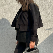 Load image into Gallery viewer, Double Layer Blazer (All Black)