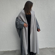 Load image into Gallery viewer, Reversible Bisht (shades of gray)