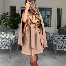Load image into Gallery viewer, Cape Dress (Camel)