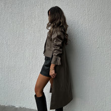 Load image into Gallery viewer, Asymmetric Jacket (Olive Green)