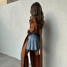 Load image into Gallery viewer, Uneven Coat (Chocolate Brown)