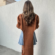 Load image into Gallery viewer, Uneven Coat (Chocolate Brown)