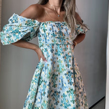 Load image into Gallery viewer, Bloom (green ikat)