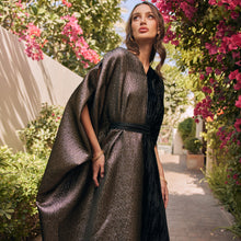 Load image into Gallery viewer, Half Velvet (Black)/half Metallic (Gold)