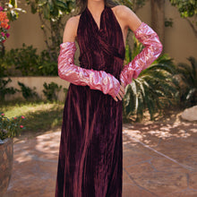 Load image into Gallery viewer, Nira Wrap Dress (Maroon)