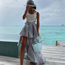 Load image into Gallery viewer, Wrap Skirt (Blue)