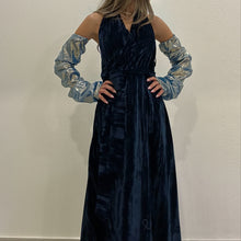 Load image into Gallery viewer, Nira Wrap Dress (Blue)