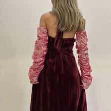 Load image into Gallery viewer, Nira Wrap Dress (Maroon)