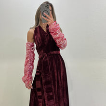 Load image into Gallery viewer, Nira Wrap Dress (Maroon)