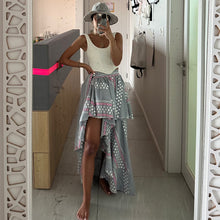 Load image into Gallery viewer, Wrap Skirt (Blue)