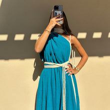 Load image into Gallery viewer, Boho Dress (Blue)