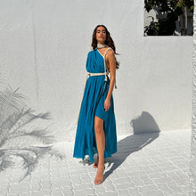 Load image into Gallery viewer, Boho Dress (Blue)
