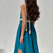 Load image into Gallery viewer, Boho Dress (Blue)