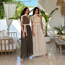 Load image into Gallery viewer, Boho Dress (Khaki)