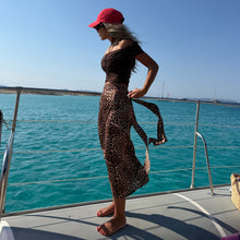 Load image into Gallery viewer, Wrap Skirt (leopard)