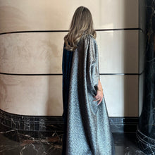 Load image into Gallery viewer, Half Velvet (Blue)/half Metallic (Silver)