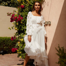 Load image into Gallery viewer, Asymmetric dress (white)