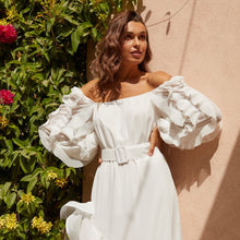 Load image into Gallery viewer, Asymmetric dress (white)