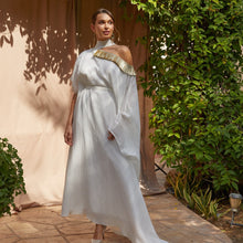 Load image into Gallery viewer, Tasseled Roman Dress (White)