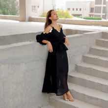 Load image into Gallery viewer, Sequin open shoulder (Black)