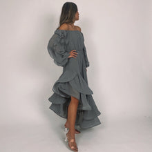 Load image into Gallery viewer, Asymmetric dress (grey)