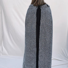 Load image into Gallery viewer, Cape Jacket (Black/Silver)