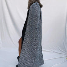 Load image into Gallery viewer, Cape Jacket (Black/Silver)