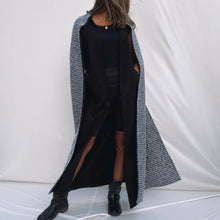 Load image into Gallery viewer, Cape Jacket (Black/Silver)