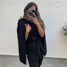 Load image into Gallery viewer, Cape Jacket / removable sleeves (Black)