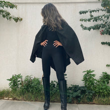 Load image into Gallery viewer, Shawl/Scarf Top (Black)