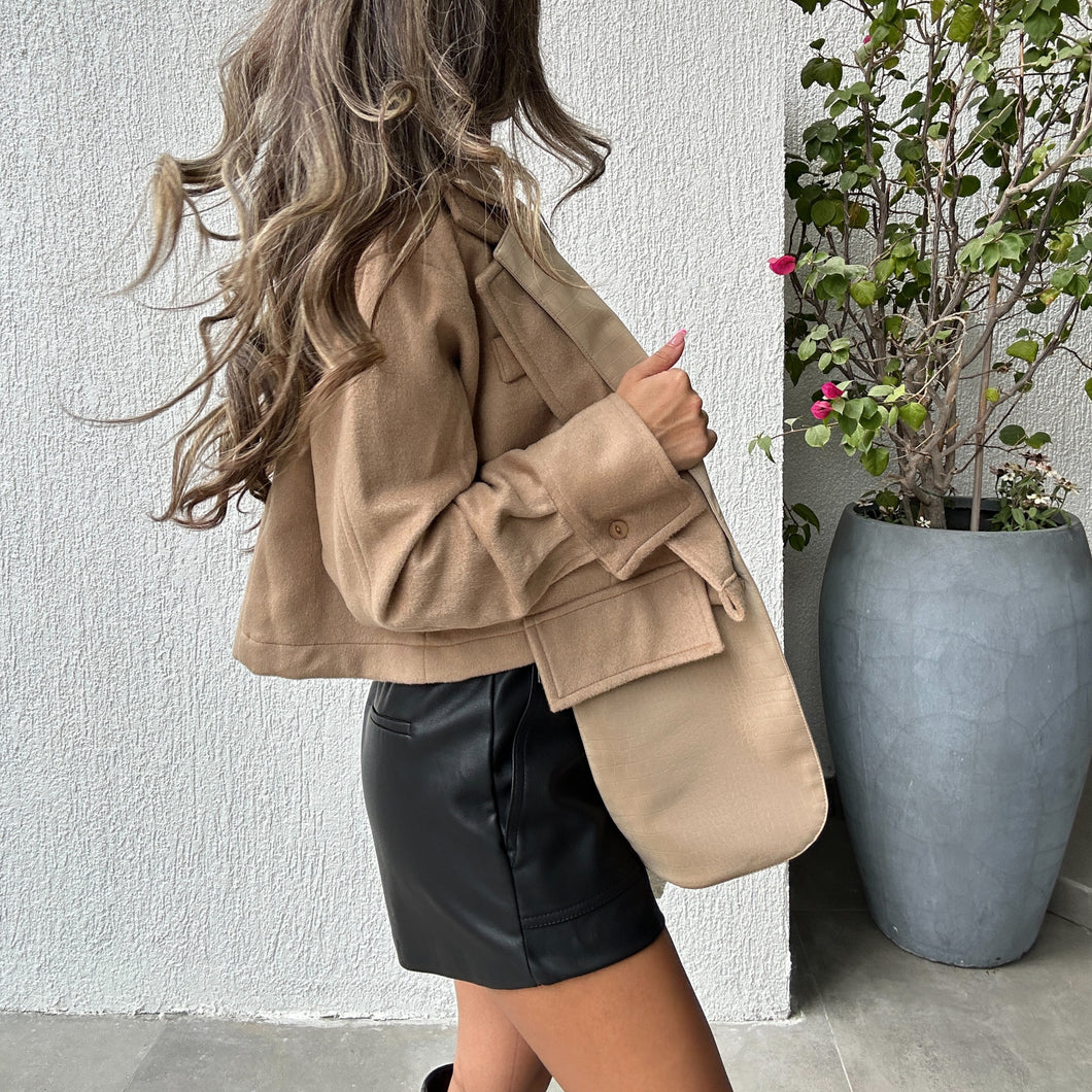 Double Layer Blazer (All Beige)