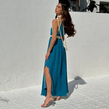 Load image into Gallery viewer, Boho Dress (Blue)
