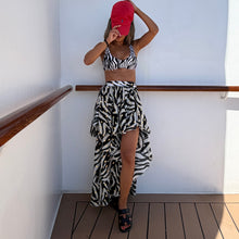 Load image into Gallery viewer, Wrap Skirt (Zebra)
