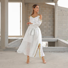 Load image into Gallery viewer, Sequin open shoulder (White)
