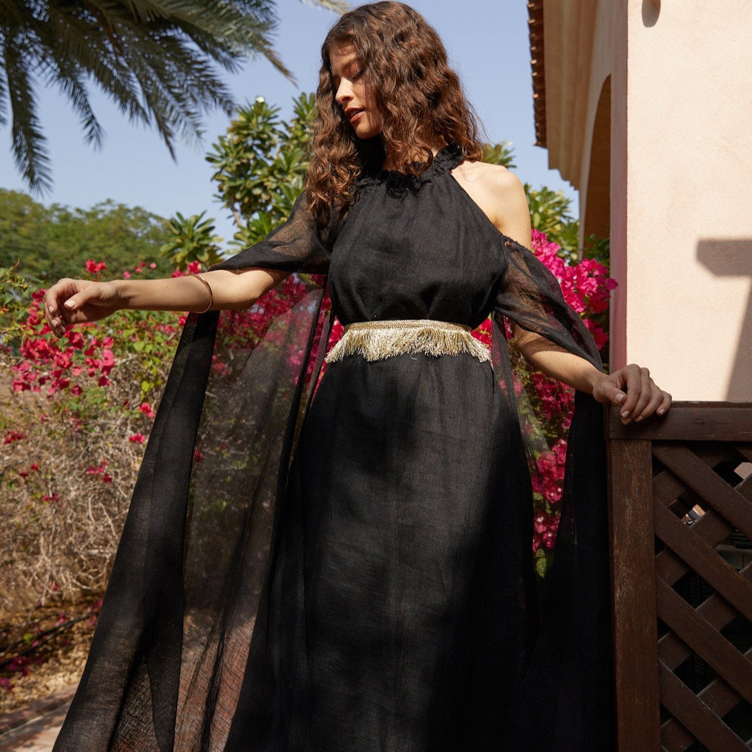 Black 2025 grecian gown