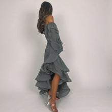 Load image into Gallery viewer, Asymmetric dress (grey)
