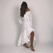 Load image into Gallery viewer, Asymmetric dress (white)
