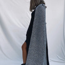 Load image into Gallery viewer, Cape Jacket (Black/Silver)
